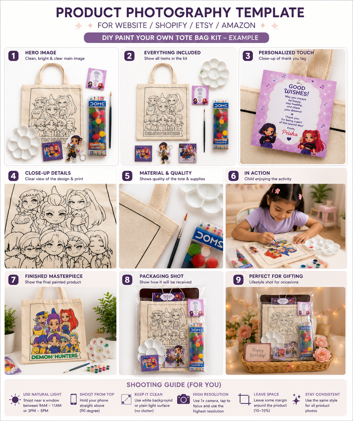 DIY Canvas Bag Painting Kit