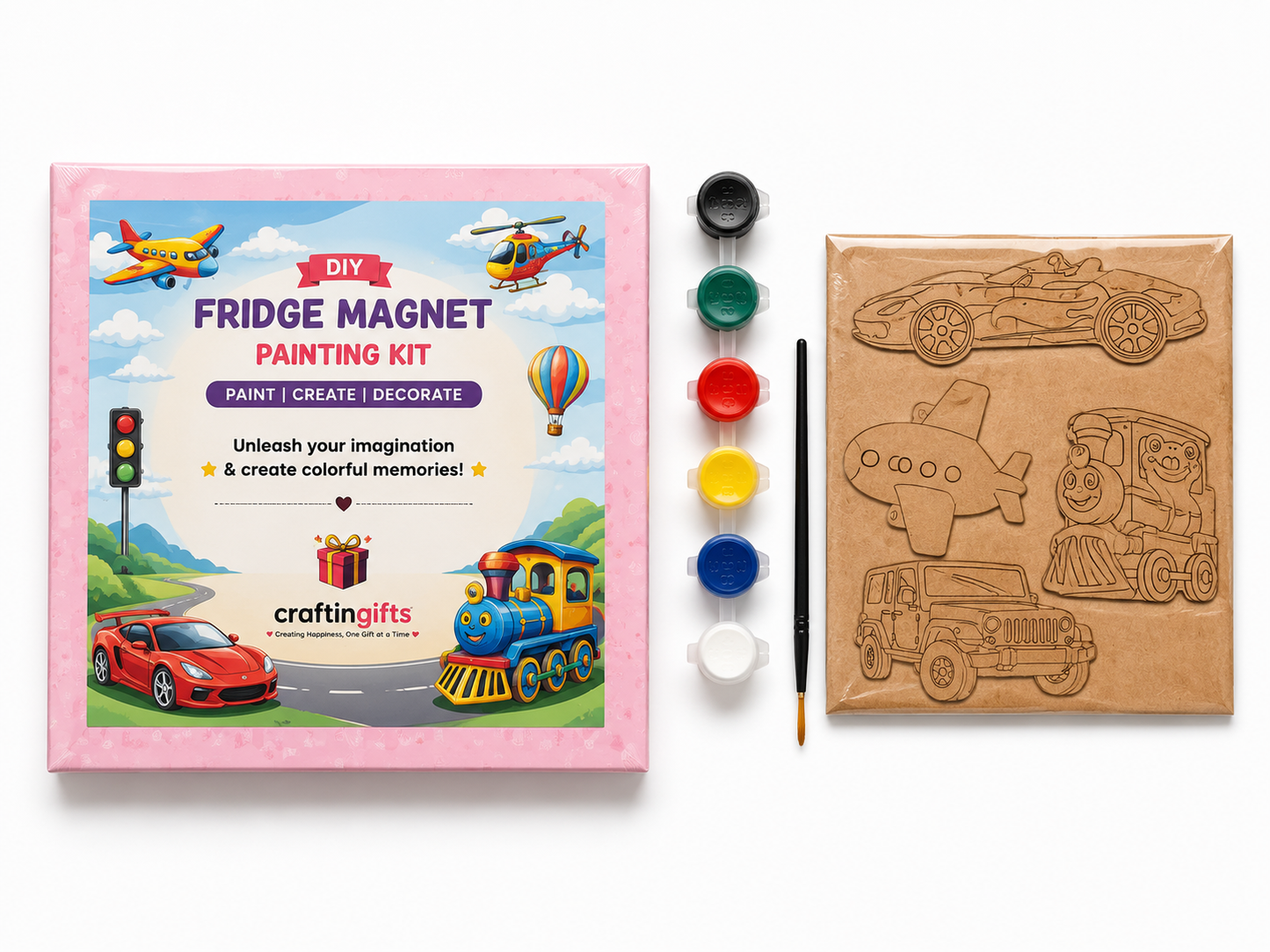 DIY Fridge Magnet Painting Kit
