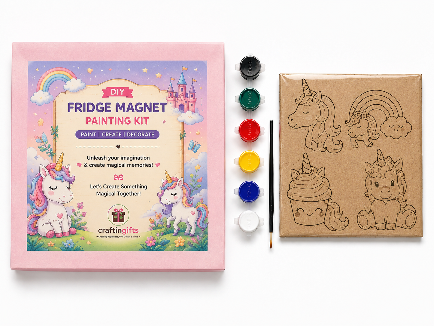 DIY Fridge Magnet Painting Kit